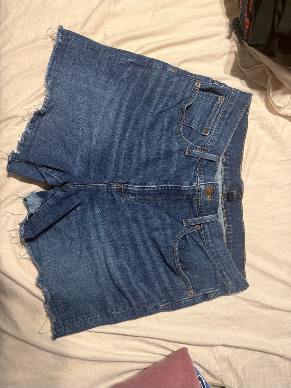 JCrew Classic Blue Denim Cutoff Shorts - Women